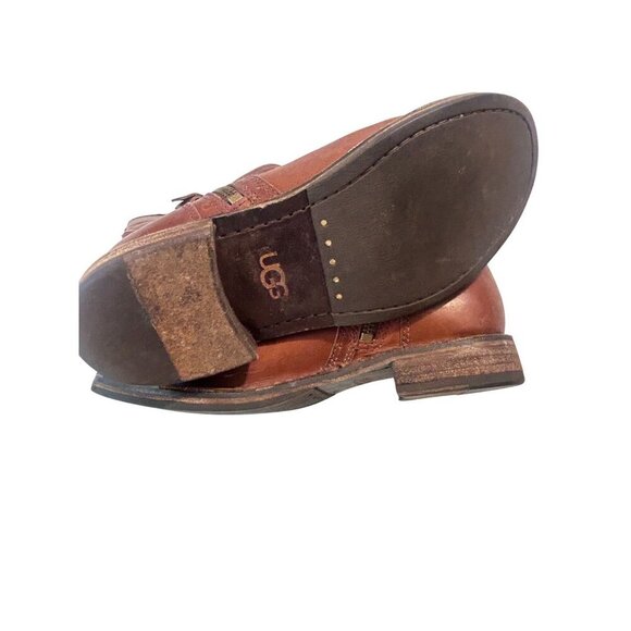 Ugg Fabrizia Buckle brown Boots Size 6.5 - Picture 4 of 6